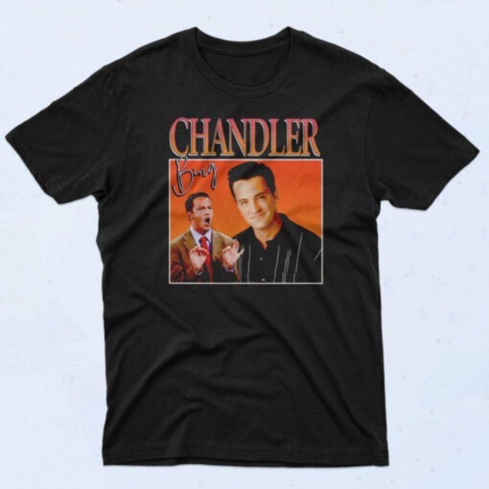 Friends Chandler Bing 90S Retro Tv Show Fan Gift Graphic  T Shirt